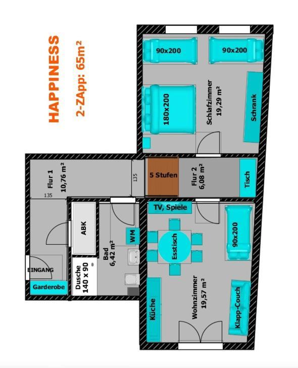 Happiness 2-Zapp 1-Og Hofgeismar-Zentrum! ภายนอก รูปภาพ
